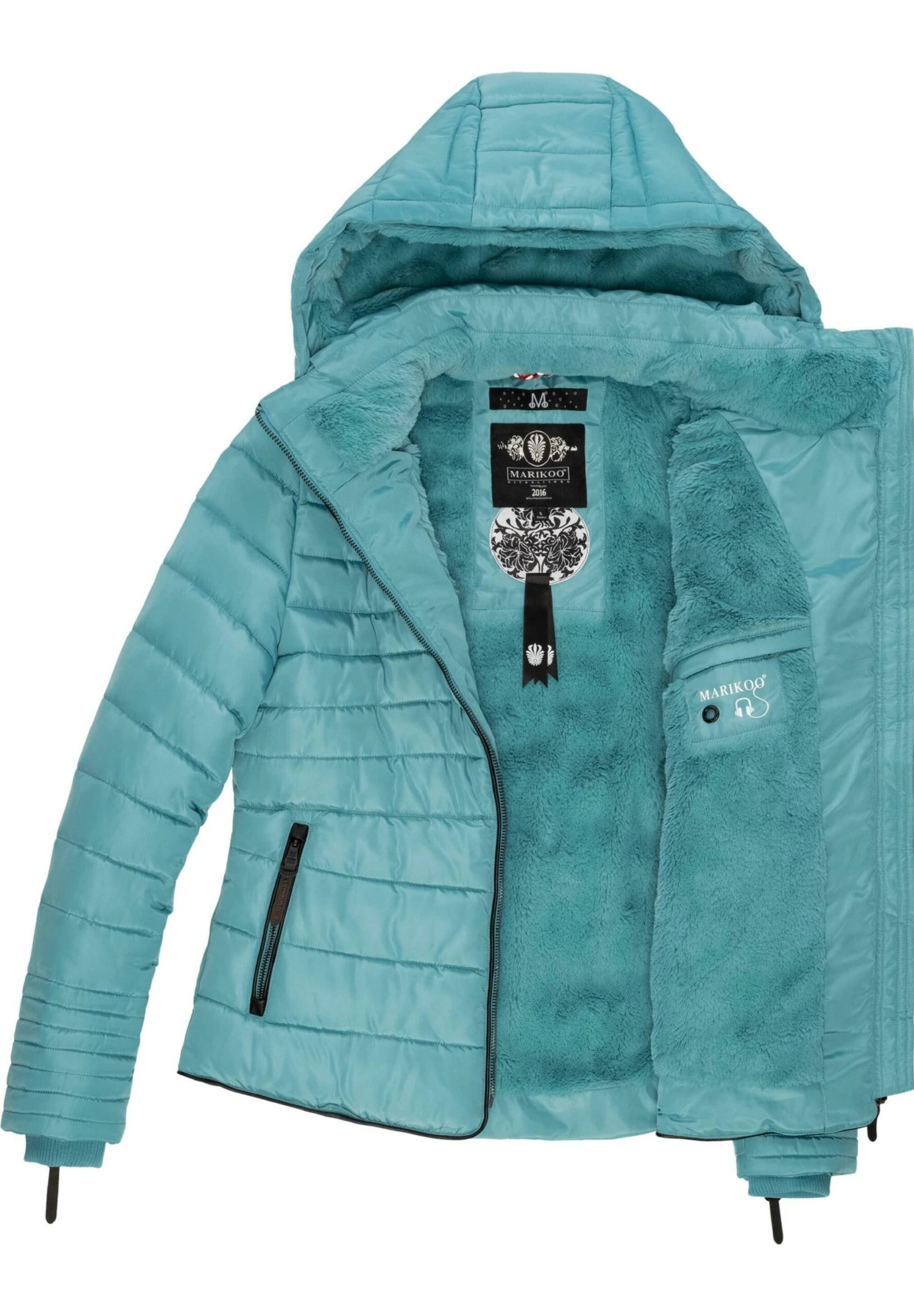 Marikoo Amber - Chaqueta De Invierno - Misty Blue 3 Marikoo Amber - Chaqueta De Invierno - Misty Blue - Imagen 3