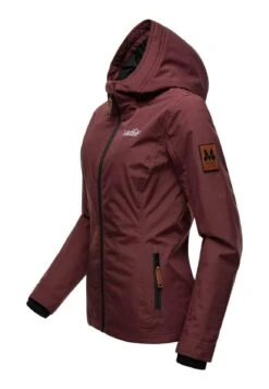 Marikoo Brombeere - Chaqueta Outdoor - Dark Red Melange -Marikoo 0ebc26cbe77c429ba508429e5a45bc58