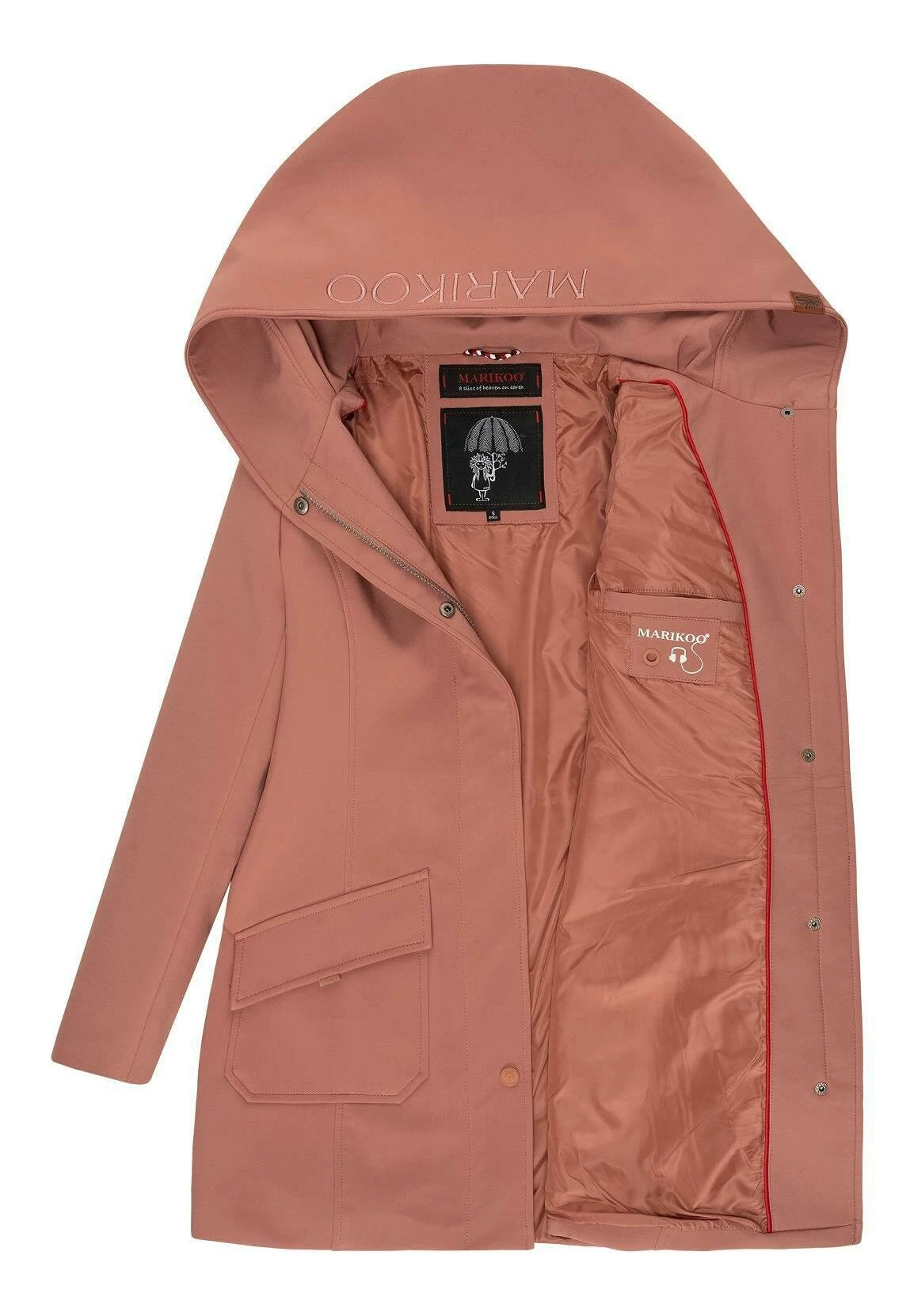 Marikoo Mayleen - Parka - Terracotta 7 Marikoo Mayleen - Parka - Terracotta - Imagen 7