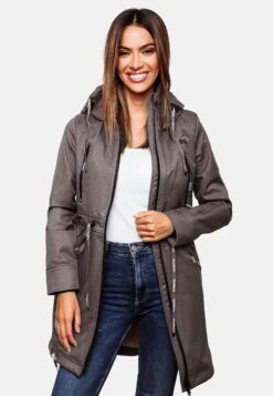Marikoo Racquelle - Parka - Grey Melange -Marikoo 279563e9b9e94f908689d00630ae4673