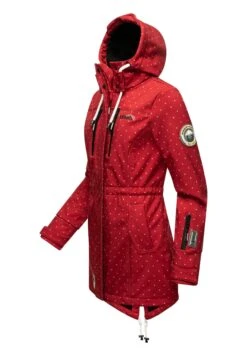 Marikoo Zimtzicke - Parka - Red W Dots -Marikoo 2dbad09168804efb912ecdb2878bc825