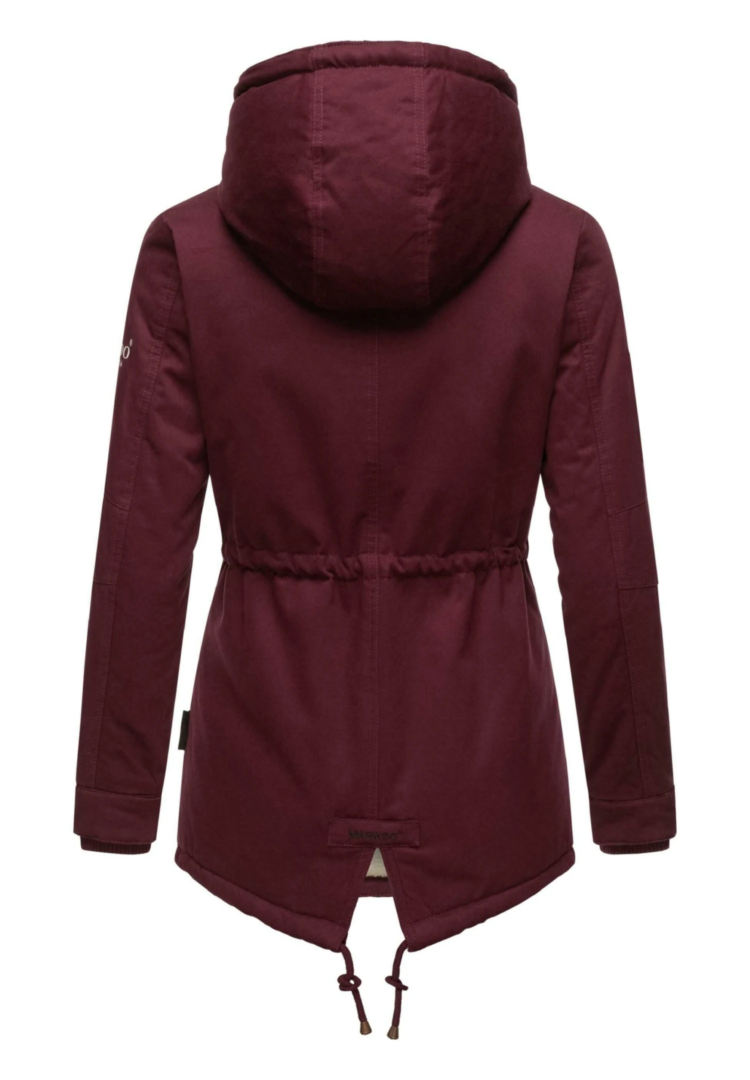 Marikoo Manolya - Abrigo De Invierno - Dark Red Melange 3 Marikoo Manolya - Abrigo De Invierno - Dark Red Melange - Imagen 3