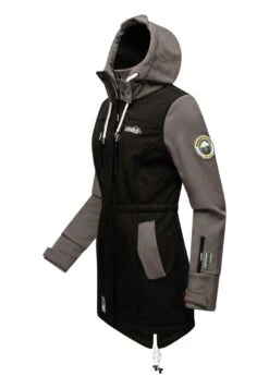 Marikoo Zimtzicke - Parka - Black Grey -Marikoo 380c2a6d1c5c4922a529009b6a623c1e