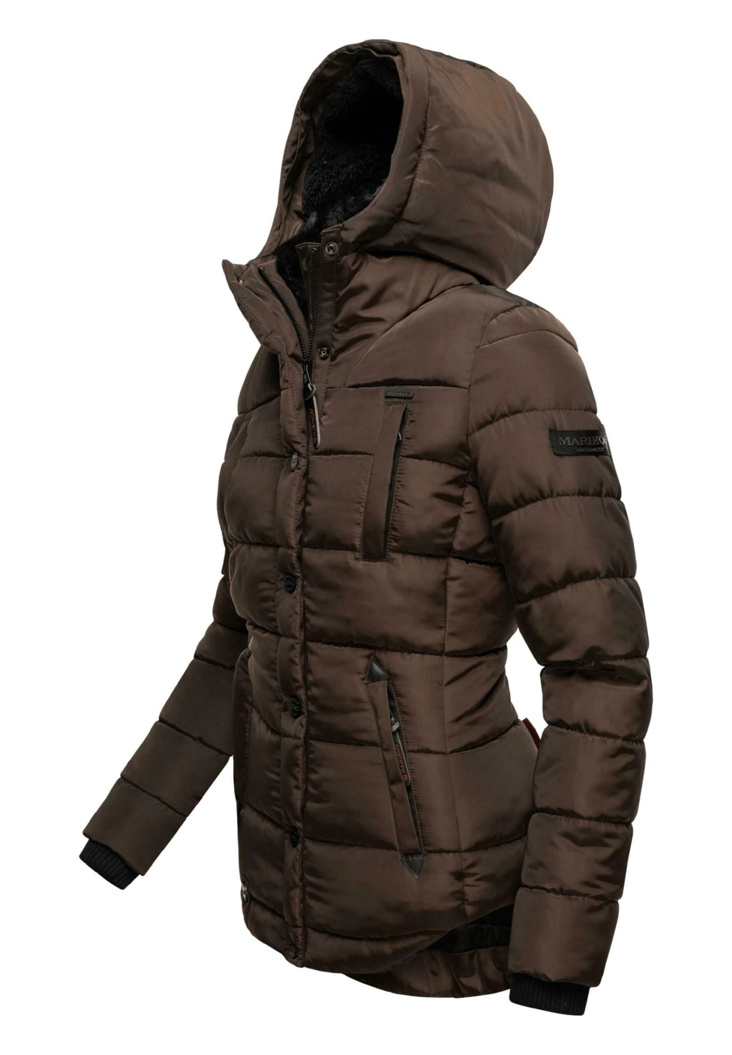 Marikoo Lotusblüte - Chaqueta De Invierno - Dark Choco 2 Marikoo Lotusblüte - Chaqueta De Invierno - Dark Choco - Imagen 2