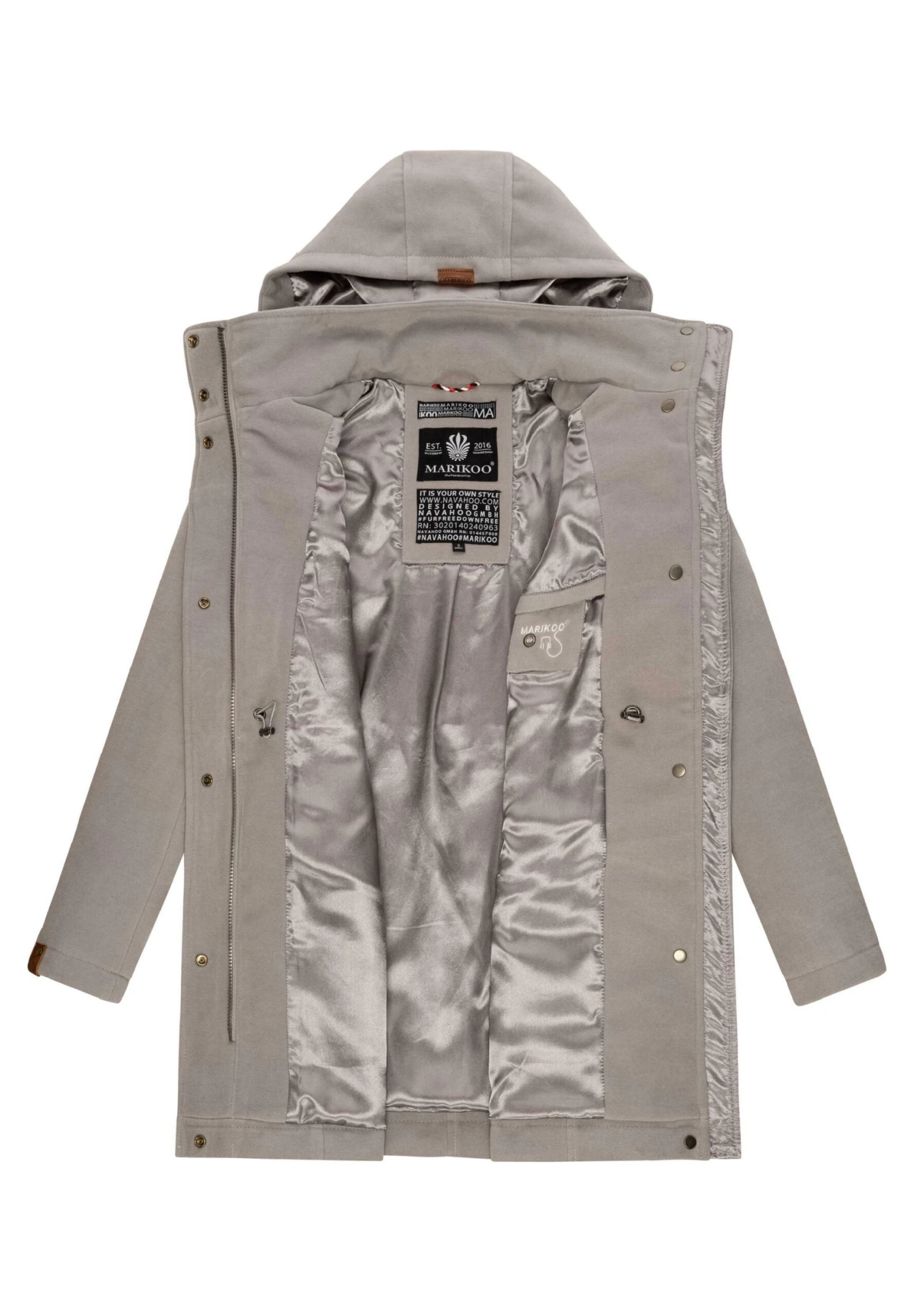 Marikoo Leilaniaa - Abrigo De Invierno - Zinc Grey 3 Marikoo Leilaniaa - Abrigo De Invierno - Zinc Grey - Imagen 3