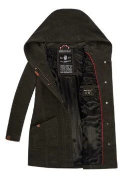 Marikoo Abrigo De Invierno - Anthracite Meliert -Marikoo 50af67052c8e42bca103040e263cfb7a