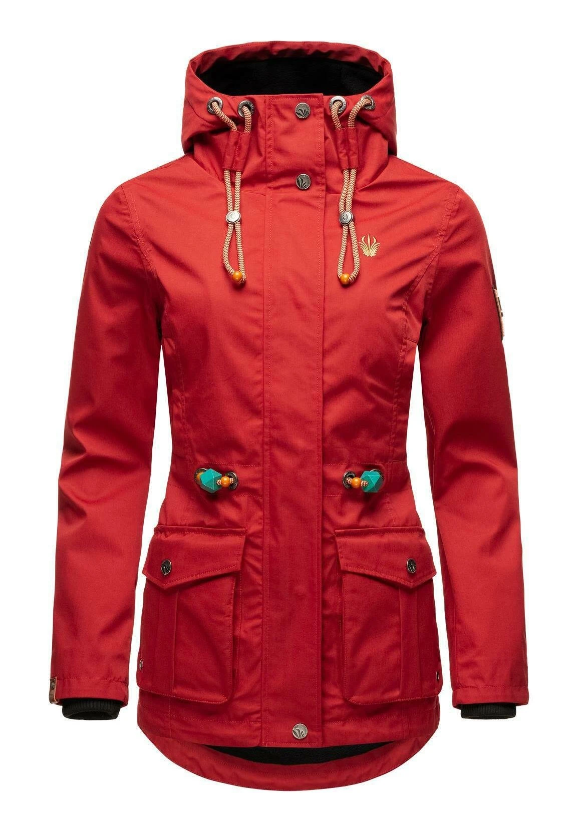 Marikoo Babetaa - Parka - Cherry Red 2 Marikoo Babetaa - Parka - Cherry Red - Imagen 2