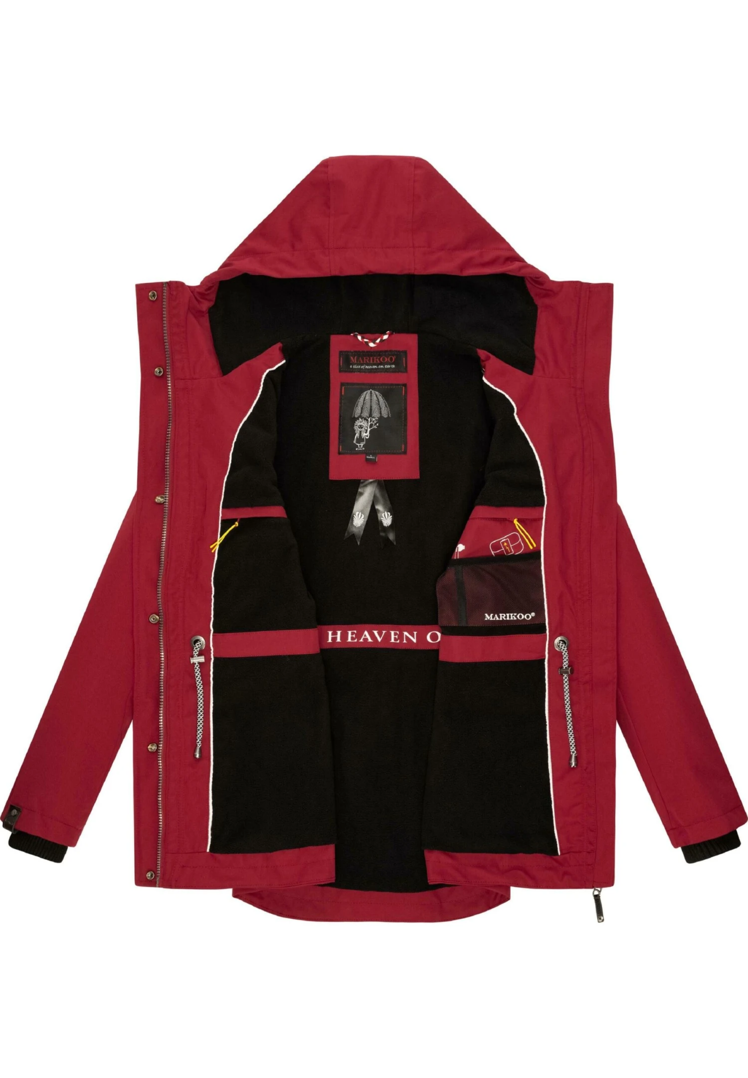 Marikoo Babetaa- Parka - Blood Red 4 Marikoo Babetaa- Parka - Blood Red - Imagen 4