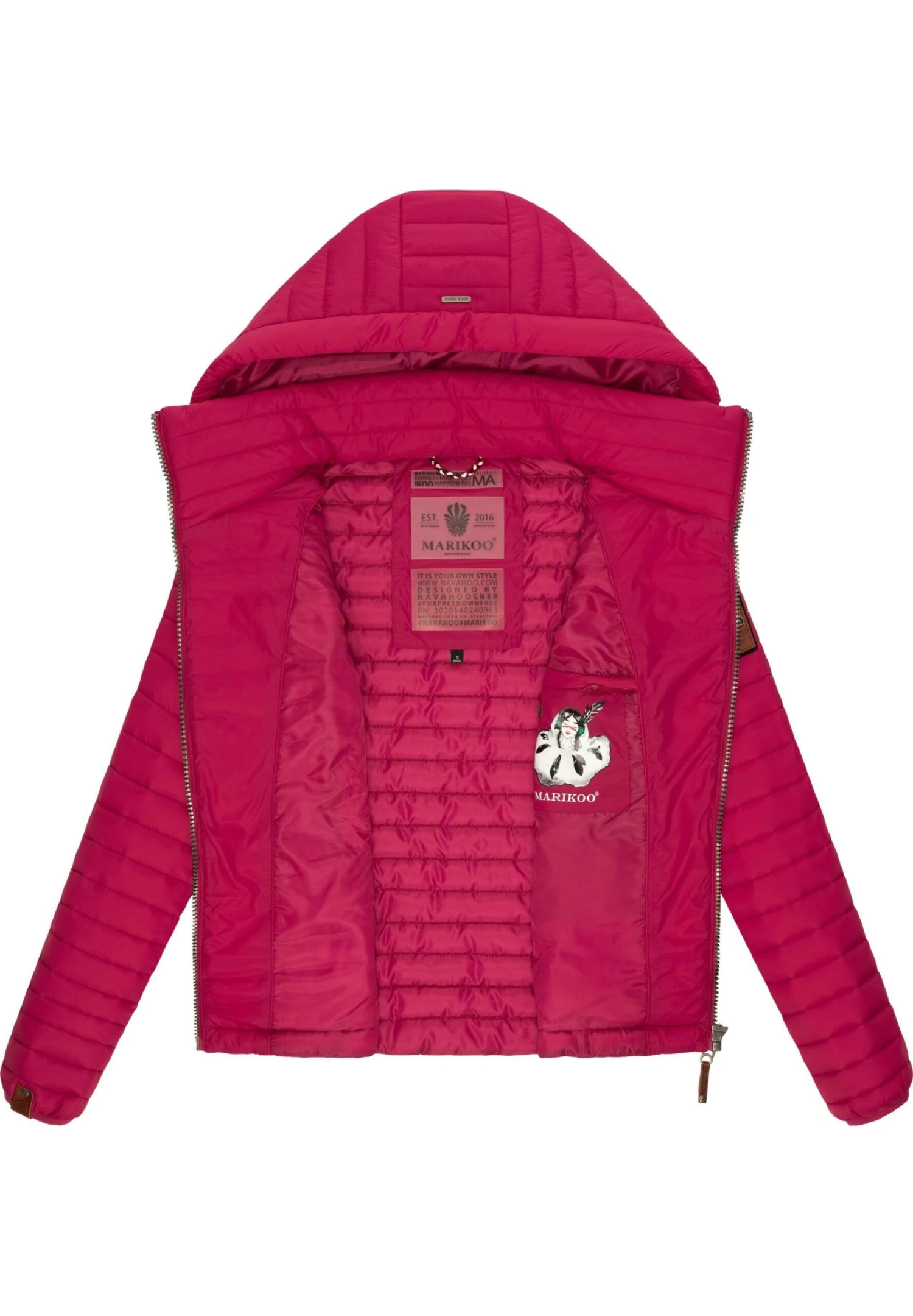 Marikoo Lowenbaby - Chaqueta De Entretiempo - Fuchsia 6 Marikoo Lowenbaby - Chaqueta De Entretiempo - Fuchsia - Imagen 6