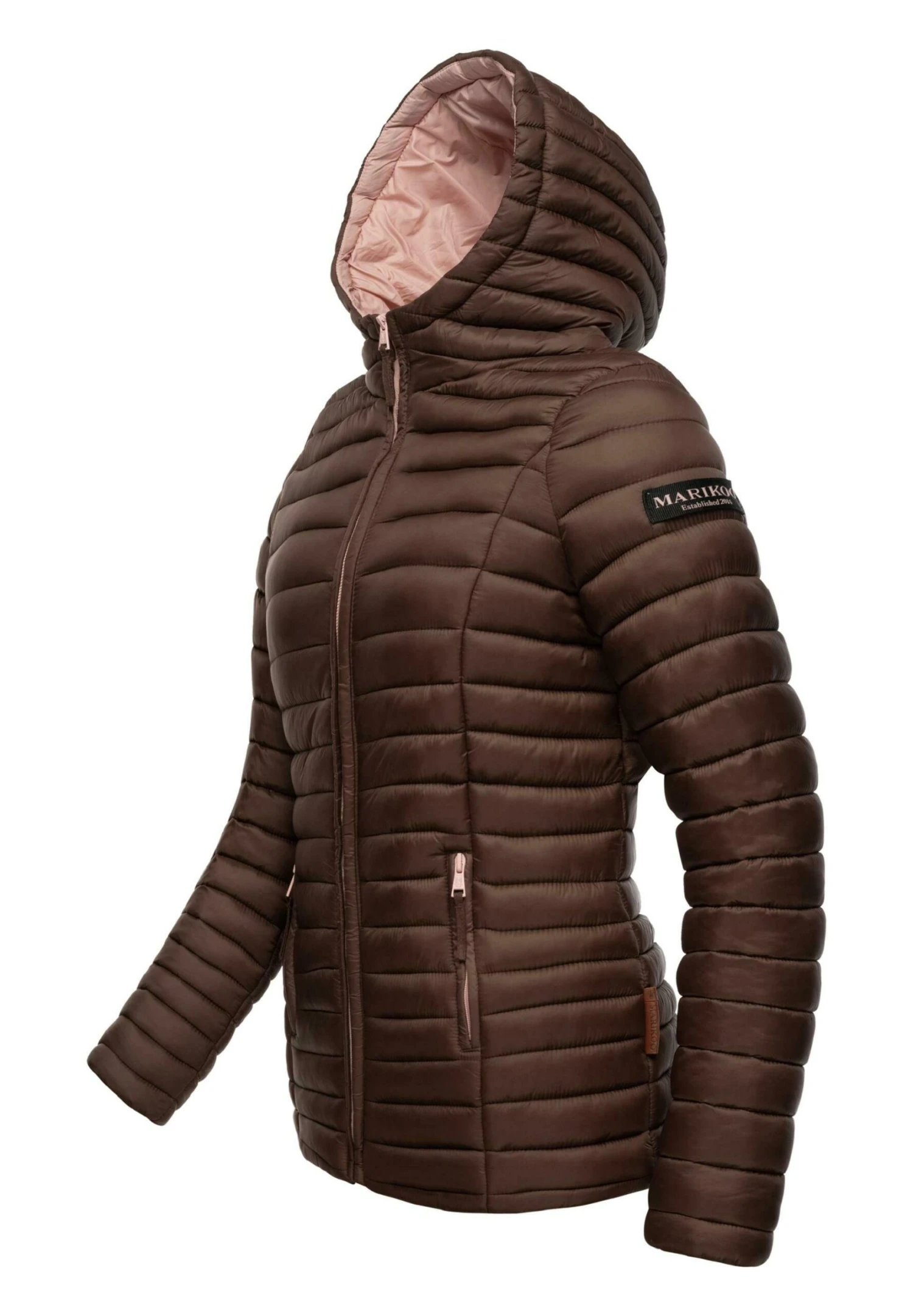 Marikoo Asraa - Chaqueta De Entretiempo - Dark Choco 2 Marikoo Asraa - Chaqueta De Entretiempo - Dark Choco - Imagen 2