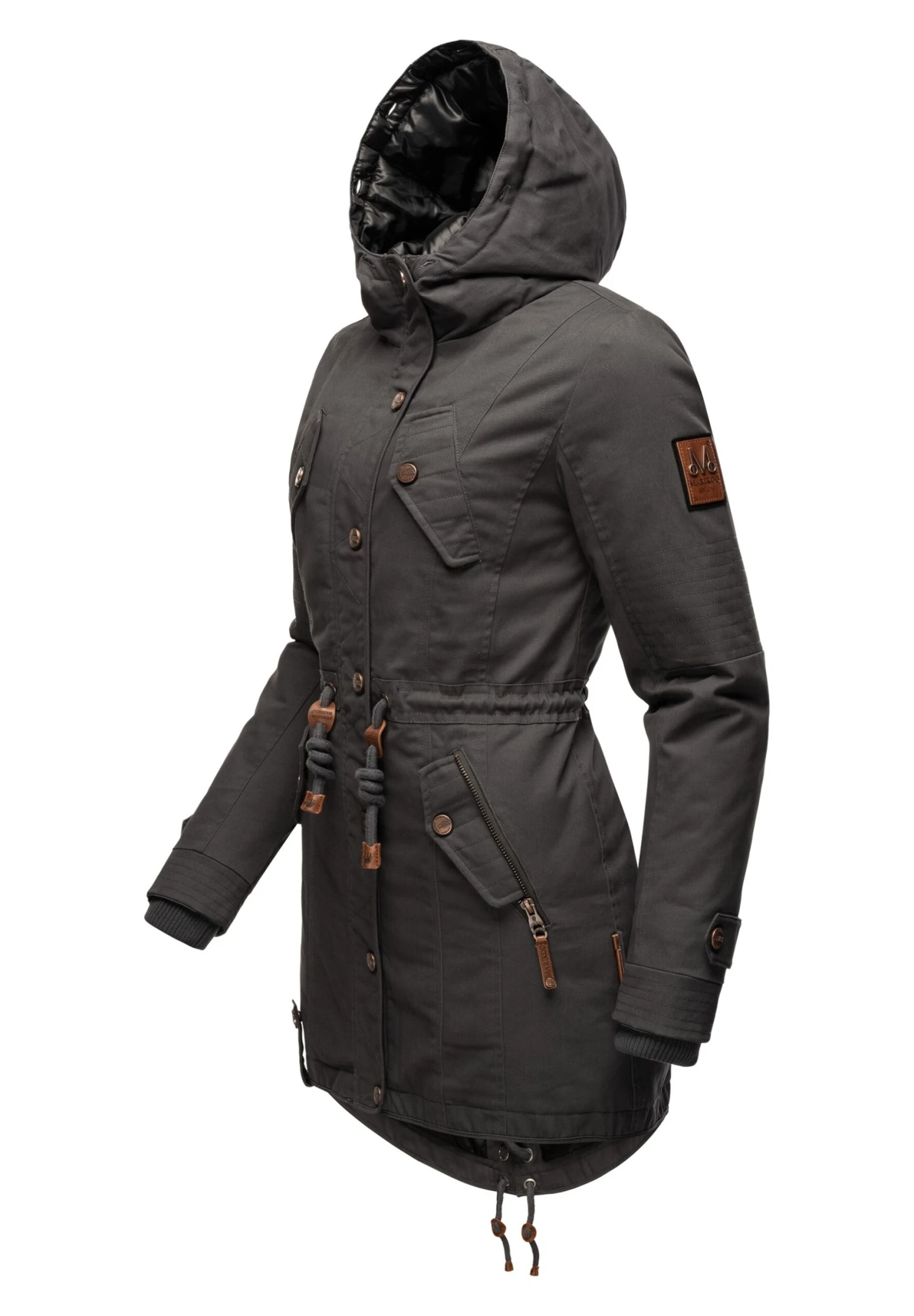 Marikoo Viva- Abrigo De Invierno - Dark Grey 6 Marikoo Viva- Abrigo De Invierno - Dark Grey - Imagen 6