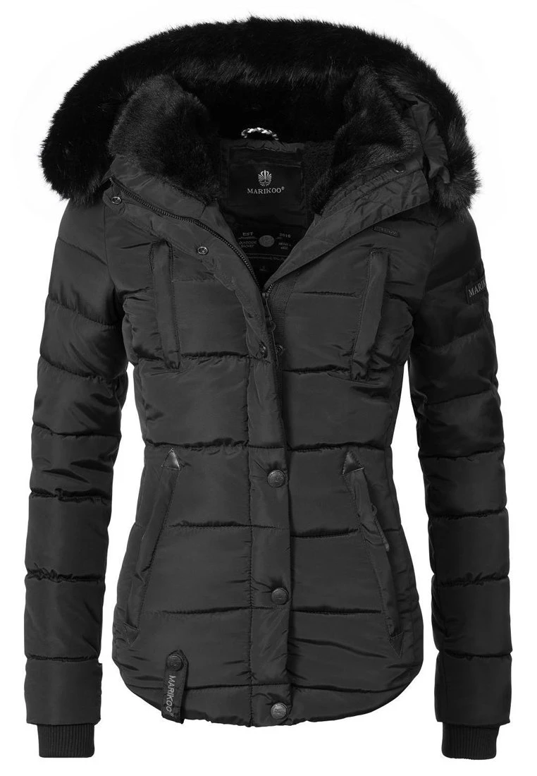 Marikoo Lotusblüte - Chaqueta De Invierno - Black 1 Marikoo Lotusblüte - Chaqueta De Invierno - Black