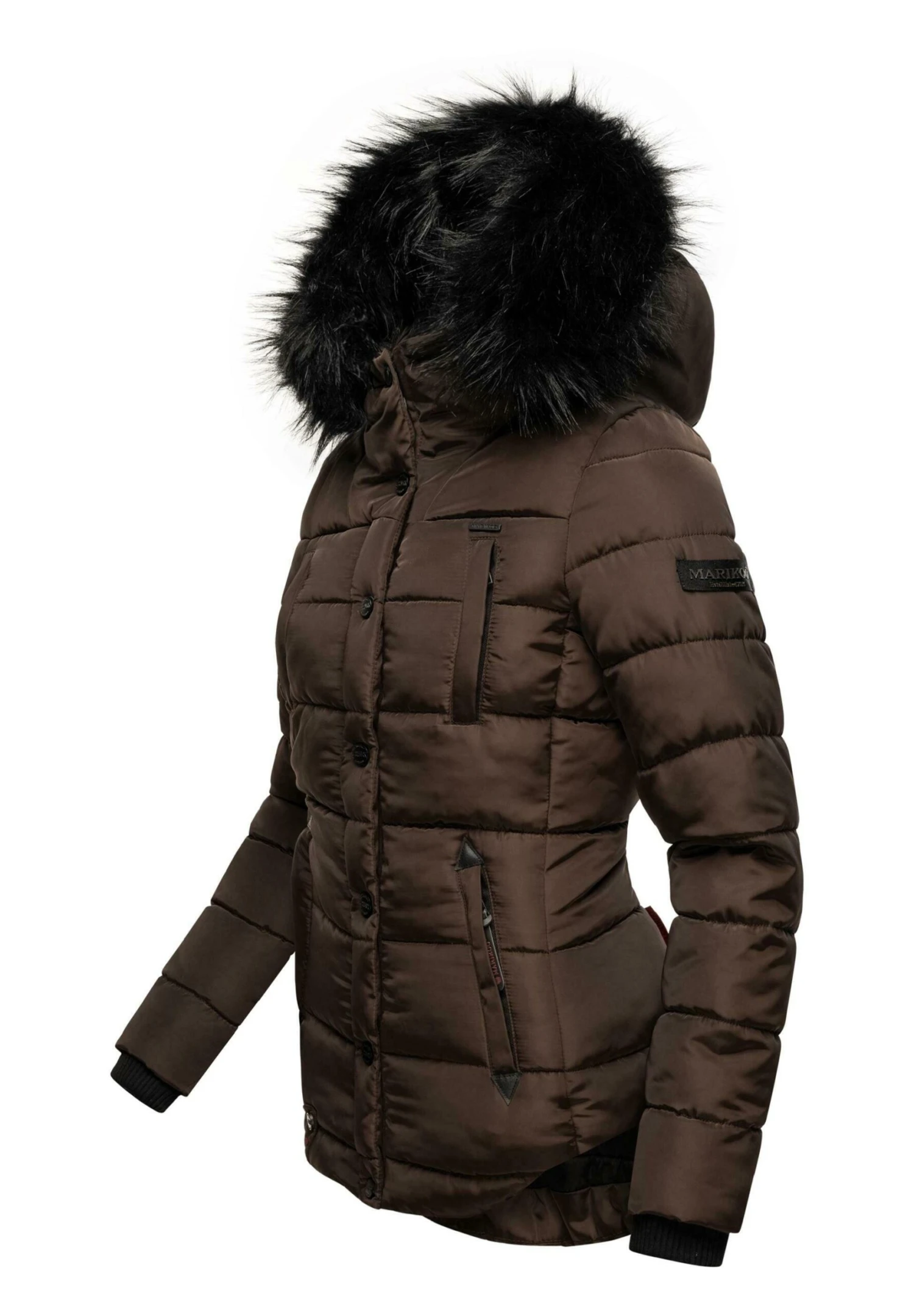 Marikoo Lotusblüte - Chaqueta De Invierno - Dark Choco 4 Marikoo Lotusblüte - Chaqueta De Invierno - Dark Choco - Imagen 4