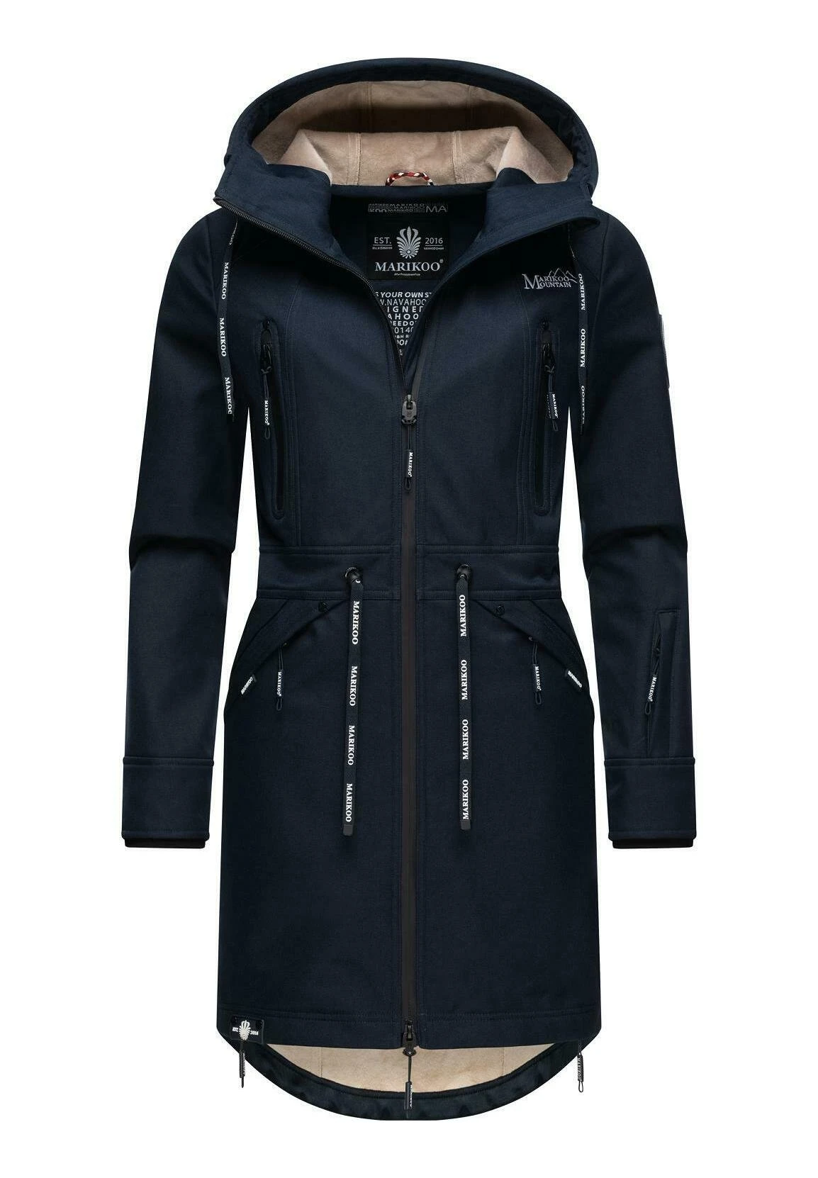 Marikoo Racquelle - Parka - Dark Blue 1 Marikoo Racquelle - Parka - Dark Blue