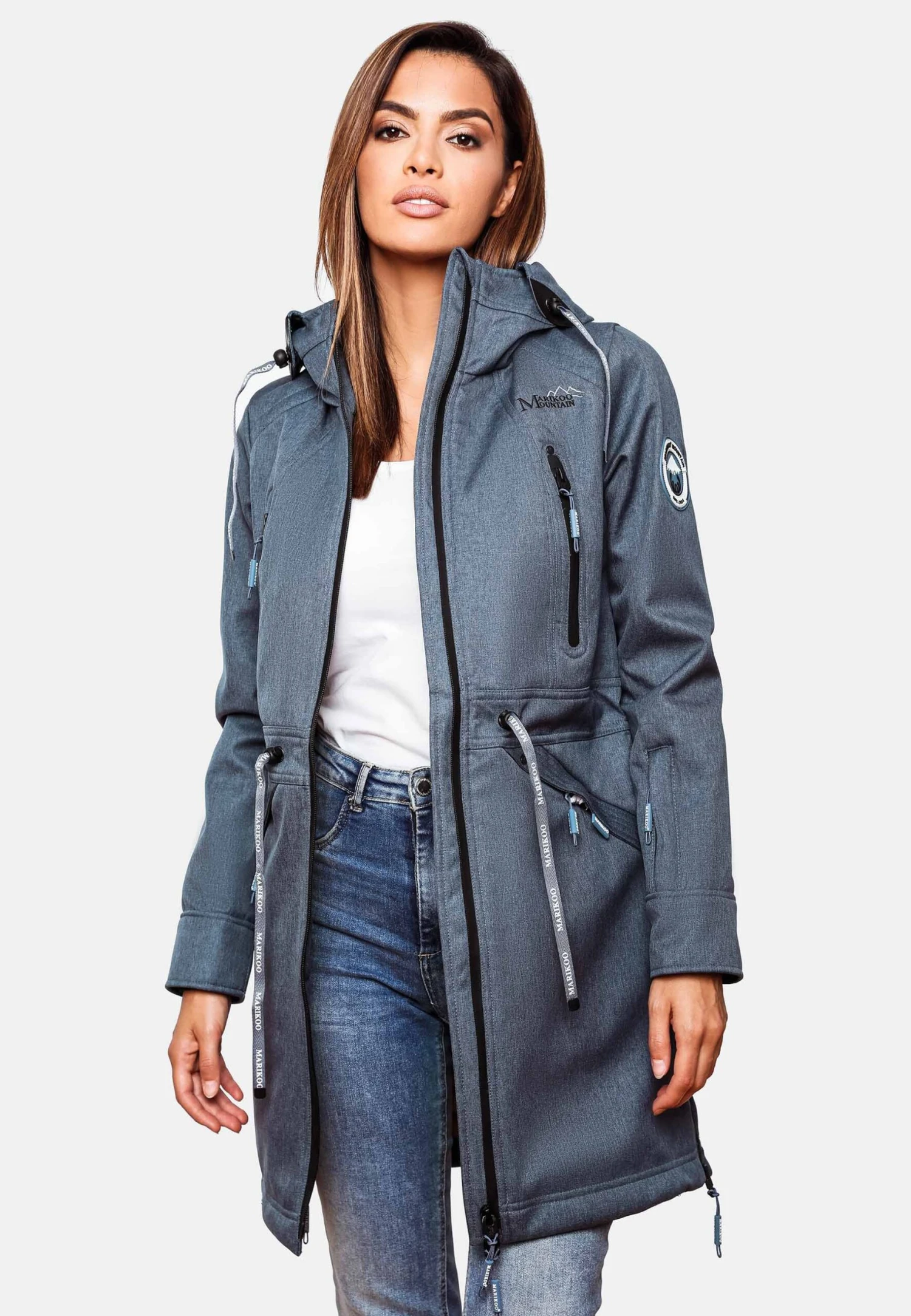 Marikoo Racquelle - Parka - Dusty Blue 3 Marikoo Racquelle - Parka - Dusty Blue - Imagen 3
