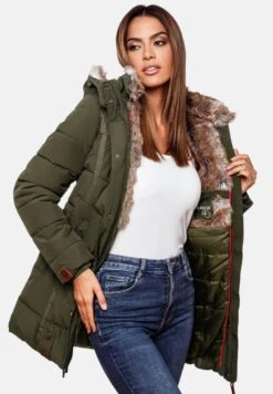 Marikoo Lieblings - Abrigo De Invierno - Olive -Marikoo dce0420023454a6f910f09a128c1f7f0