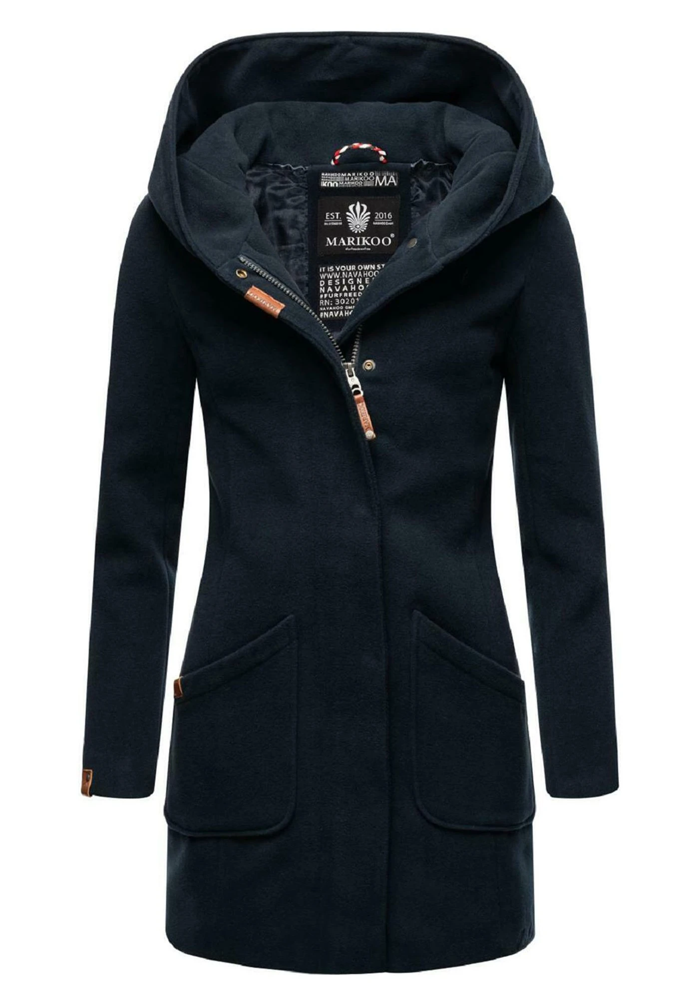 Marikoo Abrigo De Invierno - Dark Navy 5 Marikoo Abrigo De Invierno - Dark Navy - Imagen 5