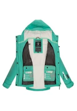 Marikoo Funktions - Chaqueta Outdoor - Aqua Green -Marikoo fc765fb0059f4b4f95ac14eded3d2366