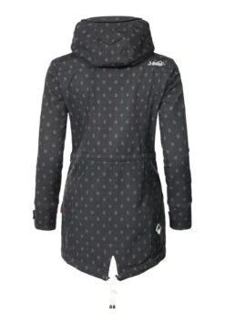 Marikoo Zimtzicke - Parka - Black Melange -Marikoo fd3f5bf9a0934b5893037a12ae21e5c1