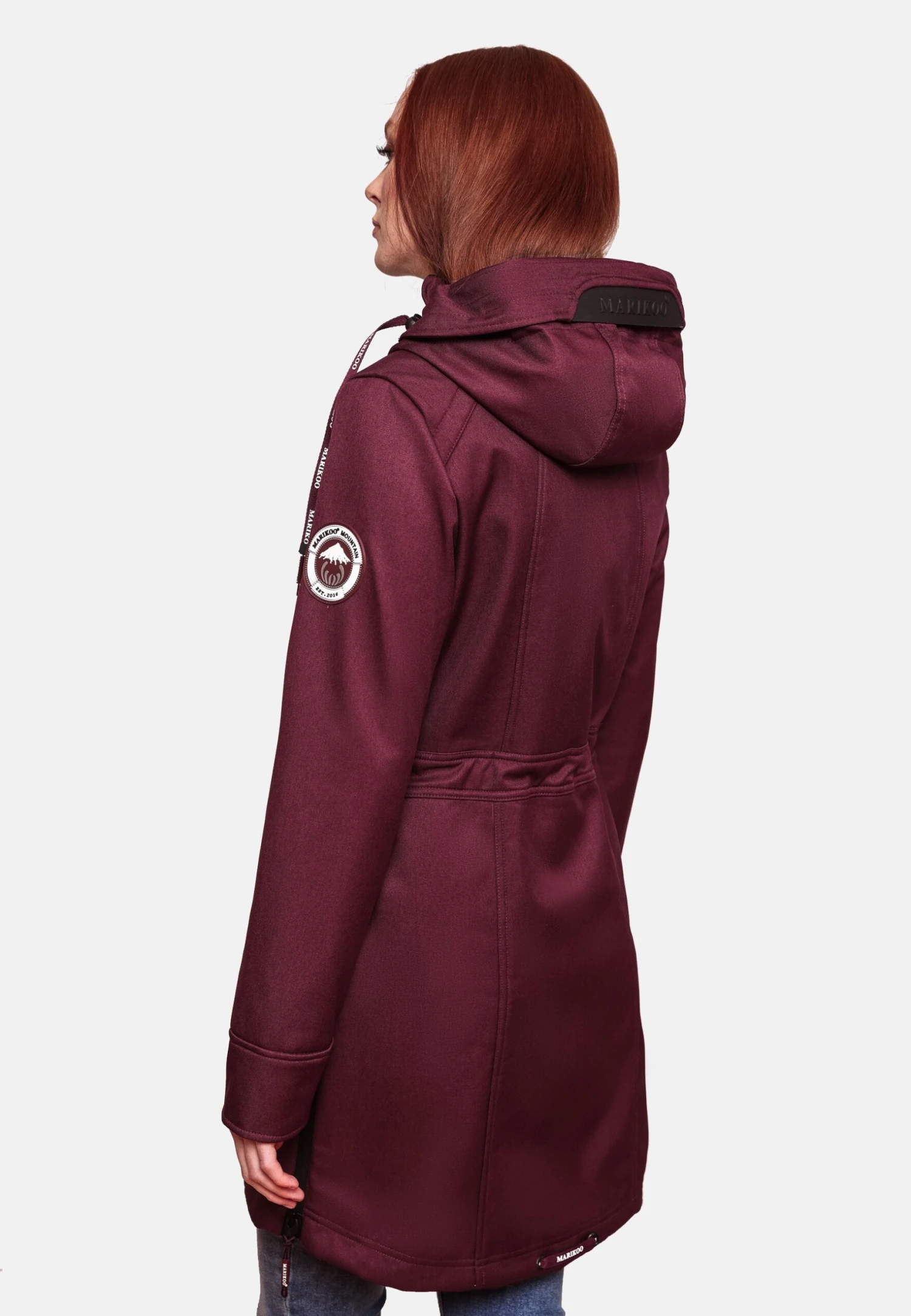 Marikoo Racquelle - Parka - Dark Red Melange 2 Marikoo Racquelle - Parka - Dark Red Melange - Imagen 2